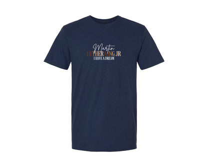 brand:Generic|color:Navy|Martin Luther King Jr Black Power Shirt Graphic T-Shirt
