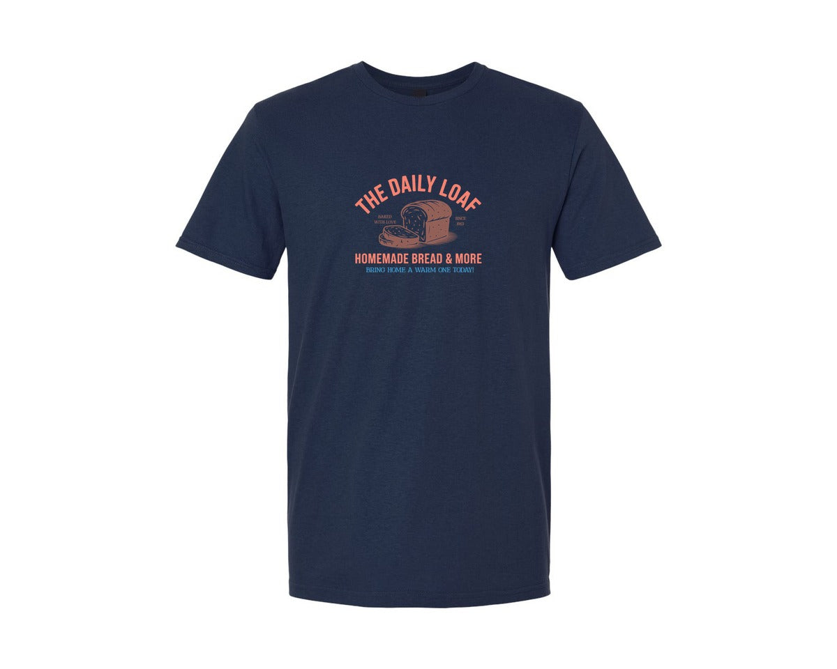 brand:Generic|color:Navy|Vintage Bread Shop Sign Design Graphic T-Shirt