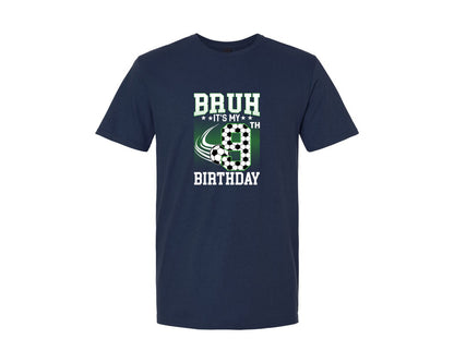 brand:Generic|color:Navy|Bruh Its My 9Th Birthday Soccer T Shirt Graphic T-Shirt