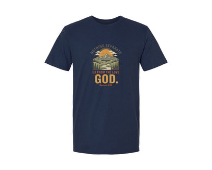 brand:Generic|color:Navy|Nothing Can Separate Us Romans 839 Graphic T-Shirt