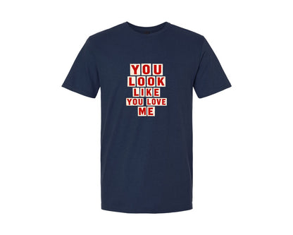 brand:Generic|color:Navy|You Look Like You Love Me 5 Graphic T-Shirt