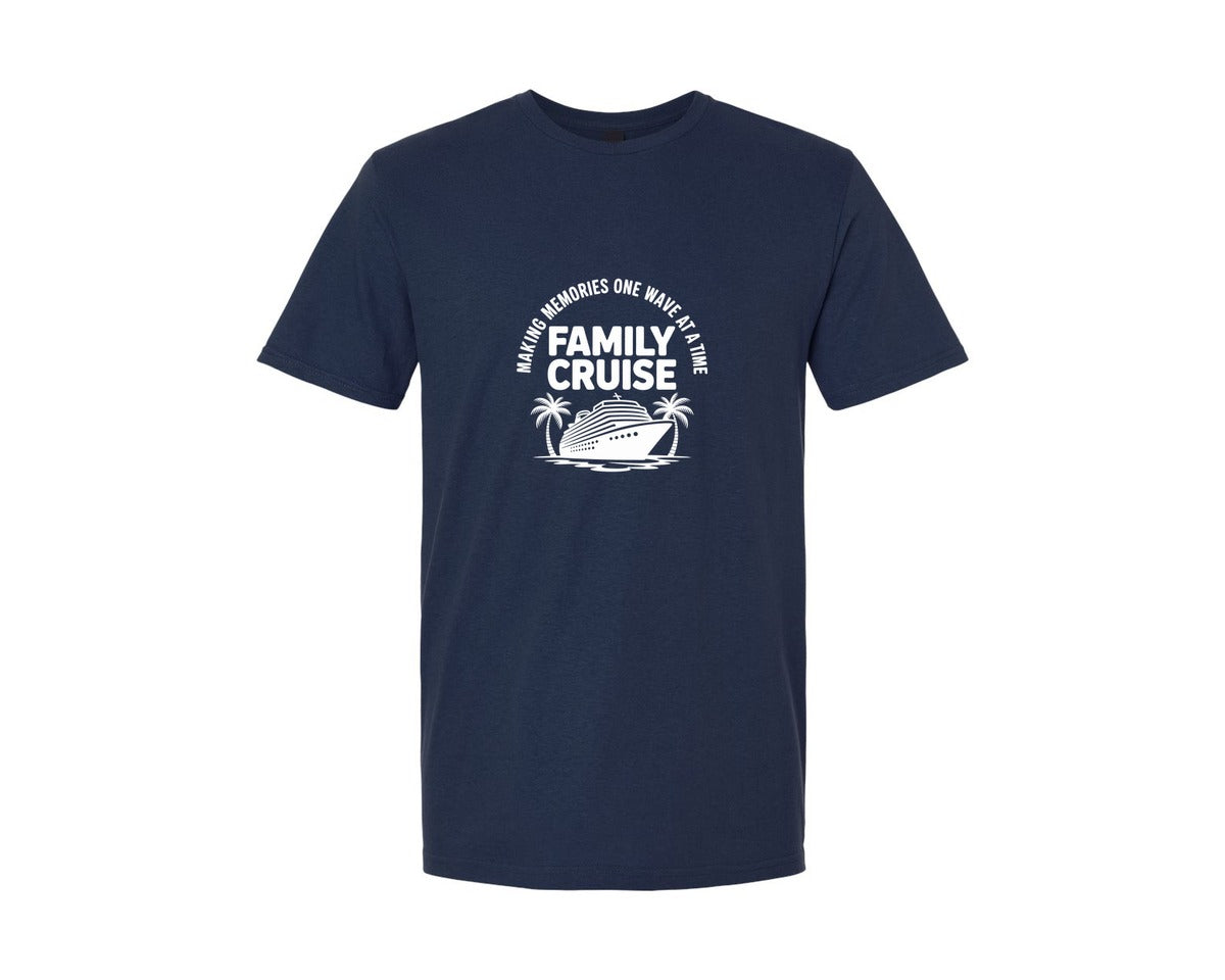 brand:Generic|color:Navy|Family Cruise Make Memories On The Ocean Graphic T-Shirt