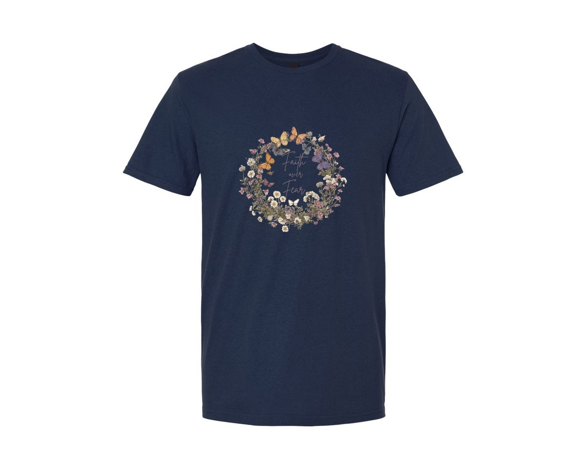 brand:Generic|color:Navy|Boho Christian Graphic T-Shirt