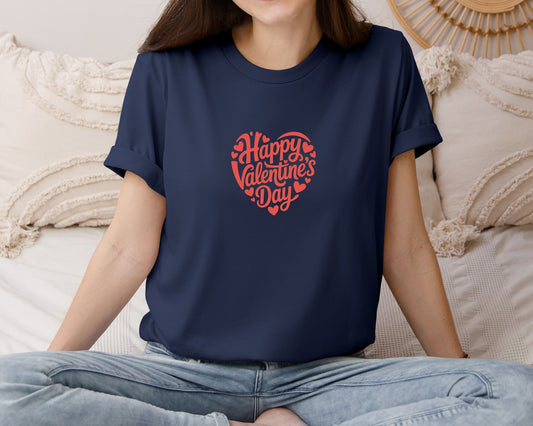 Happy Valentines Day Lettering 13 Graphic T-Shirt