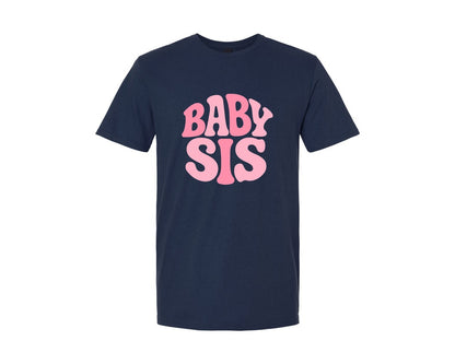 brand:Generic|color:Navy|Baby Sis T Shirt Design Graphic T-Shirt