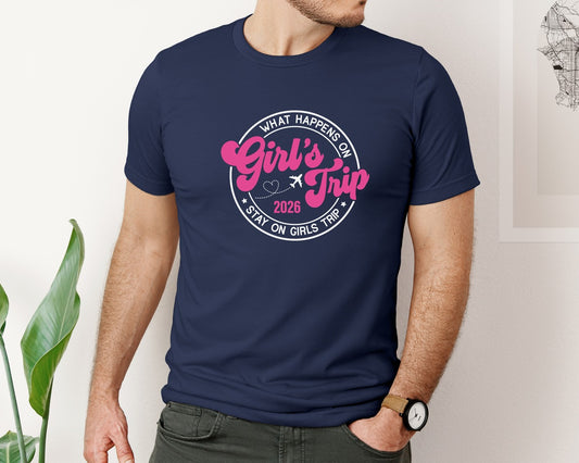 Girls Trip 2026 Friend Vacation 3 Graphic T-Shirt