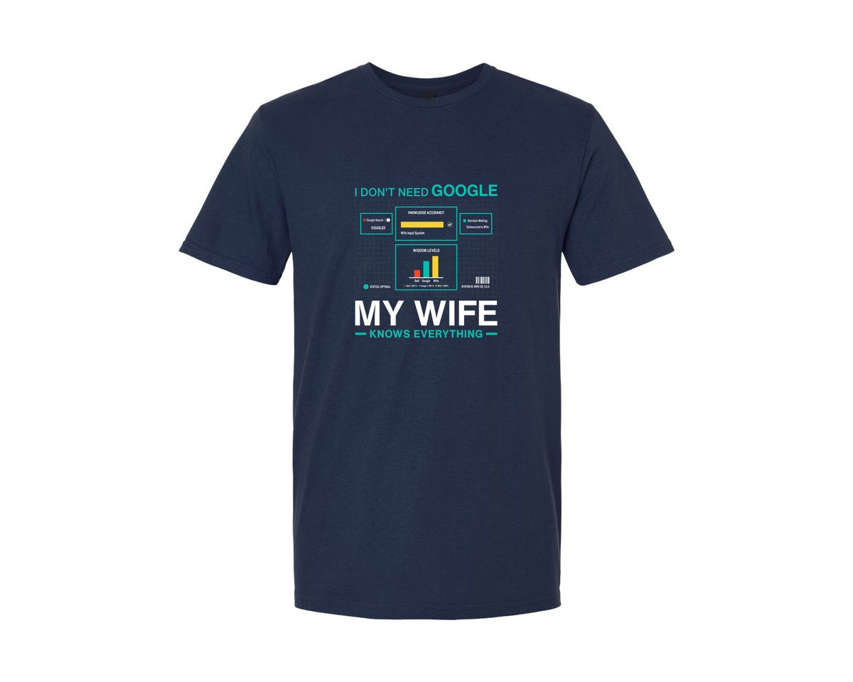 brand:Generic|color:Navy|Valentine Day Funny Husband Wife Tshirt 2 Graphic T-Shirt