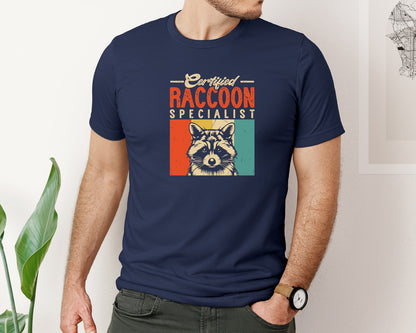 brand:Bella Canvas|color:Navy|Raccoon Meme T Shirt 2 Graphic T-Shirt