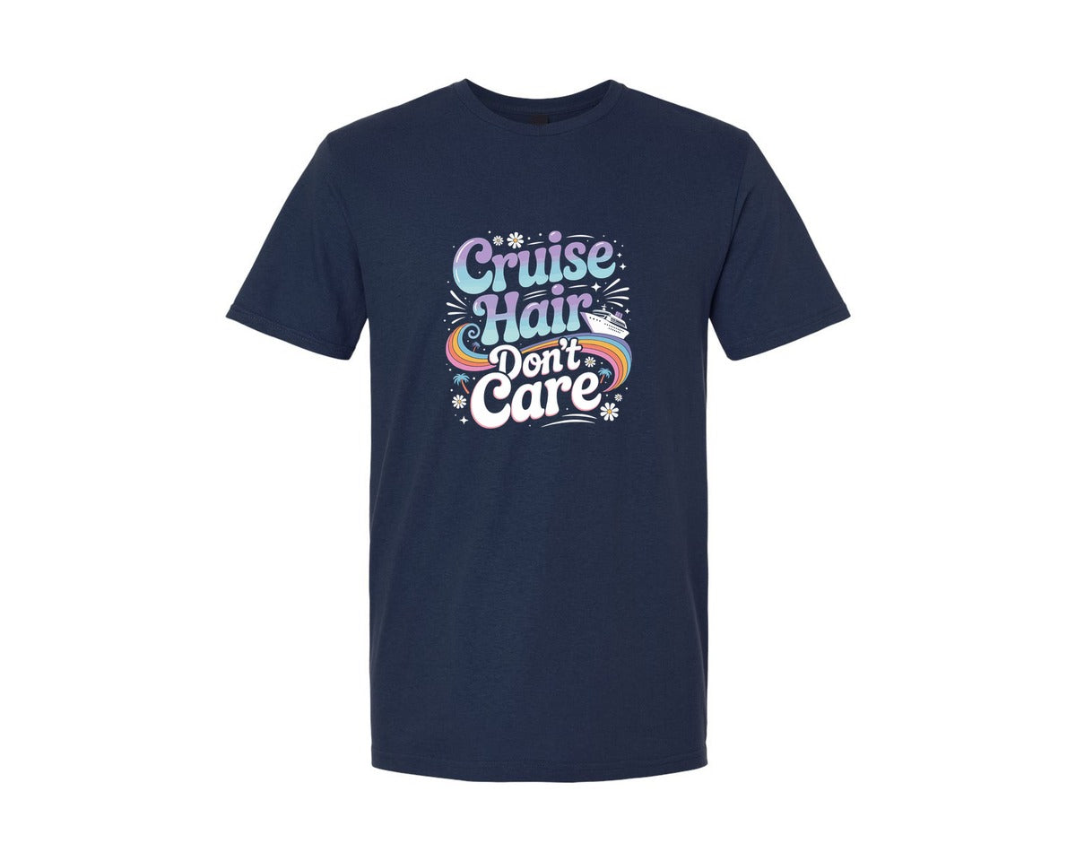 brand:Generic|color:Navy|Cruise Hair Dont Care Cruise Graphic T-Shirt
