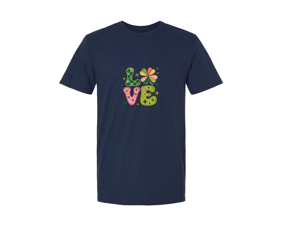 brand:Generic|color:Navy|St Patricks Day Love 4 Graphic T-Shirt