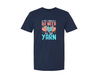 brand:Generic|color:Navy|Funny Yarn Hoarder T Shirt Design Graphic T-Shirt