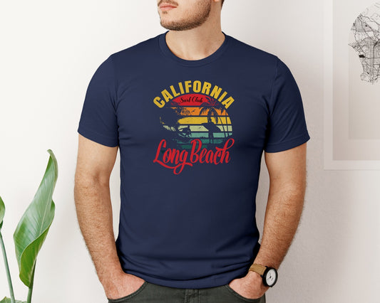 California Surf Club Long Beach T Shirt Graphic T-Shirt