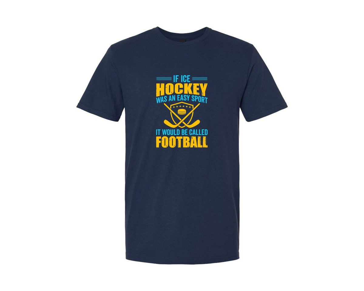 brand:Generic|color:Navy|Ice Hockey T Shirt Design Vector Graphic T-Shirt