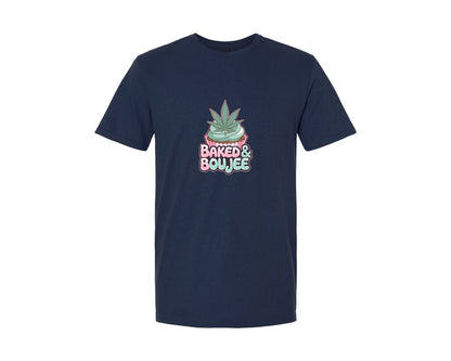 brand:Generic|color:Navy|Baked Boujee Funny 4 Graphic T-Shirt