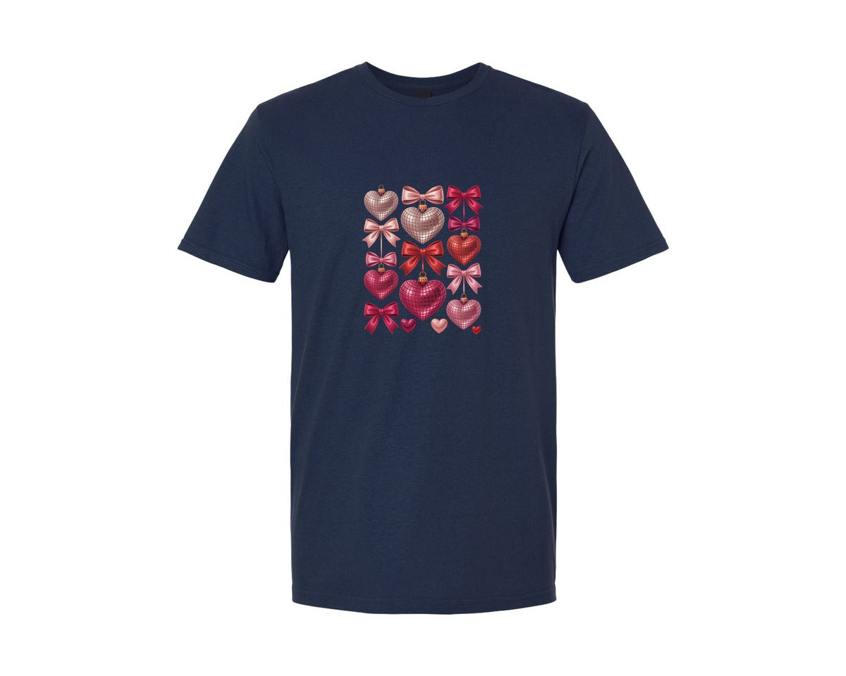brand:Generic|color:Navy|Coquette Valentine Shirt Graphic T-Shirt
