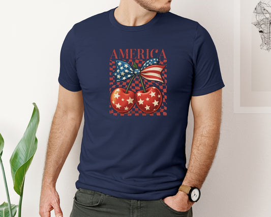Cherry America Coquette Veteran Graphic T-Shirt