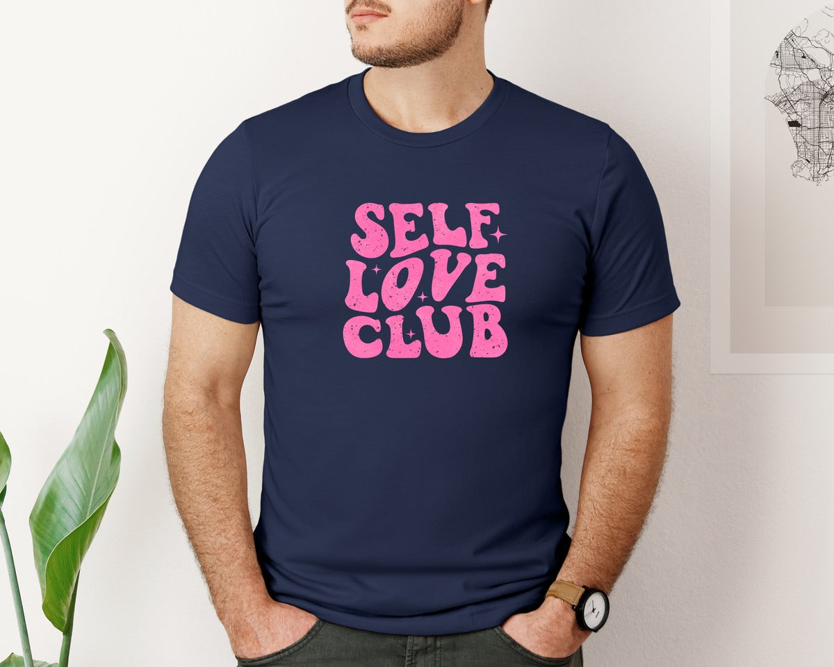 brand:Bella Canvas|color:Navy|Groovy Valentines Day 2 Graphic T-Shirt