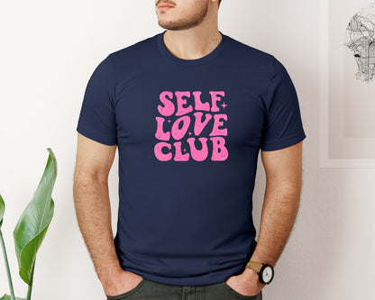 brand:Bella Canvas|color:Navy|Groovy Valentines Day 2 Graphic T-Shirt