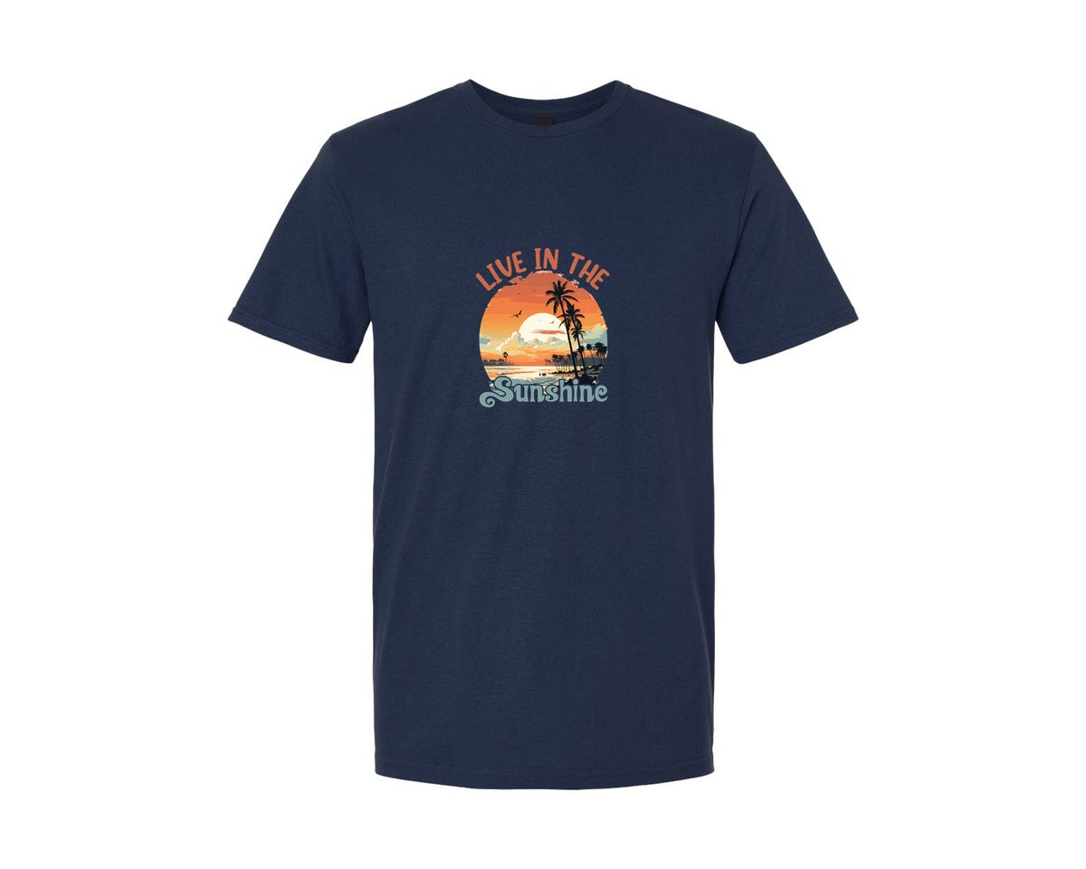 brand:Generic|color:Navy|Summer Beach Vector Typography T Shirt 5 Graphic T-Shirt