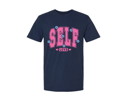 brand:Generic|color:Navy|Self Love Pnginspirational Graphic T-Shirt