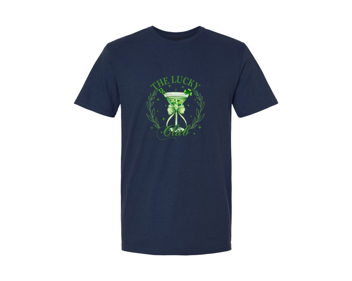 brand:Generic|color:Navy|The Lucky Club Martini Graphic T-Shirt