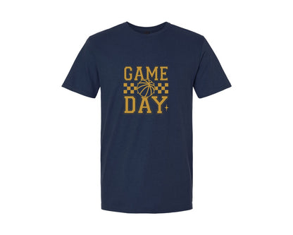 brand:Generic|color:Navy|Game Day Basketball Game Day Graphic T-Shirt