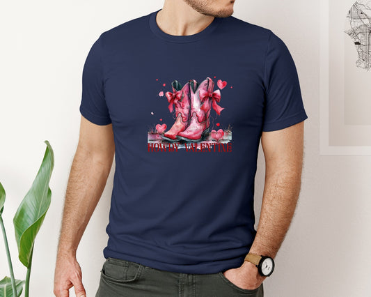 Howdy Valentine Western Valentine 13 Graphic T-Shirt