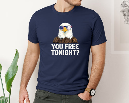 You Free Tonight Patriotic Eagle Graphic T-Shirt