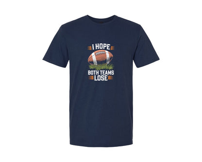 brand:Generic|color:Navy|I Hope Both Teams Lose Funny American Graphic T-Shirt