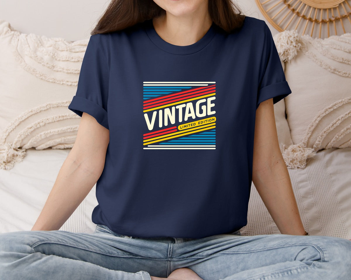 brand:Bella Canvas|color:Navy|Limited Edition Positive Quote Graphic T-Shirt
