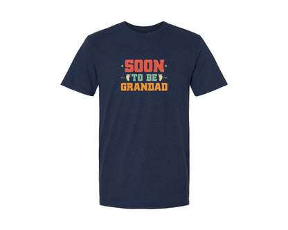 brand:Generic|color:Navy|Soon To Be Grandad T Shirt Design Graphic T-Shirt