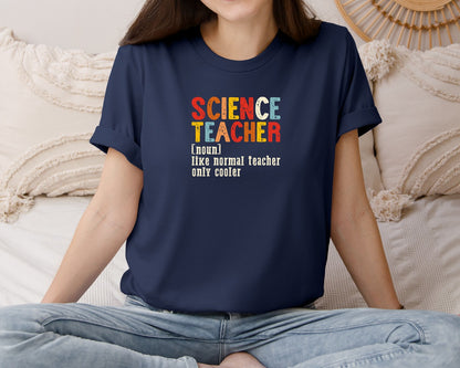 brand:Bella Canvas|color:Navy|Funny Science Teacher T Shirt 2 Graphic T-Shirt