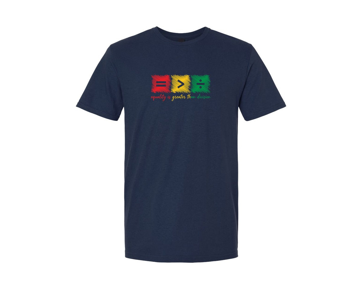 brand:Generic|color:Navy|Unity Black History Month T Shirt Graphic T-Shirt