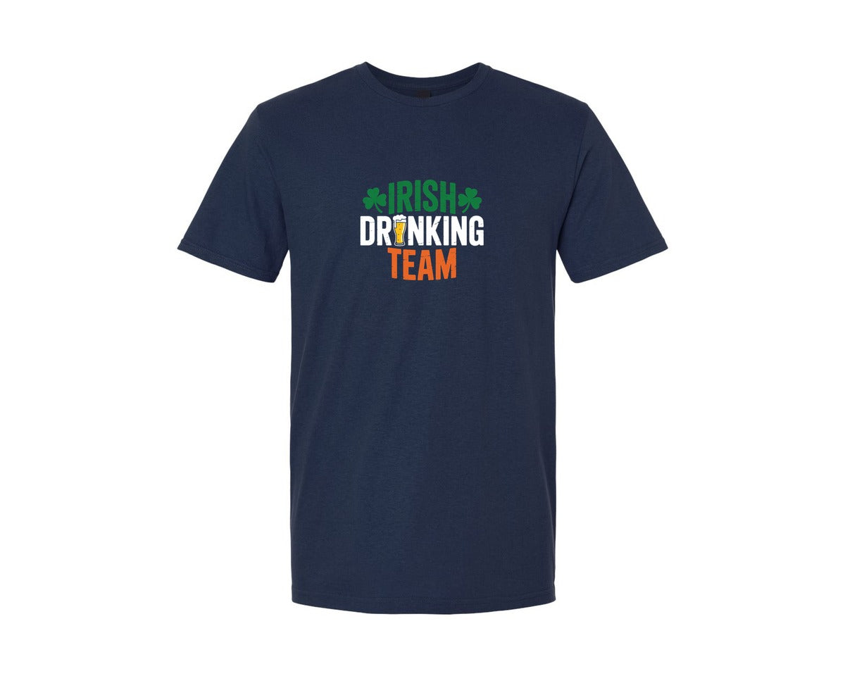 brand:Generic|color:Navy|Irish Drinking Team Graphic T-Shirt