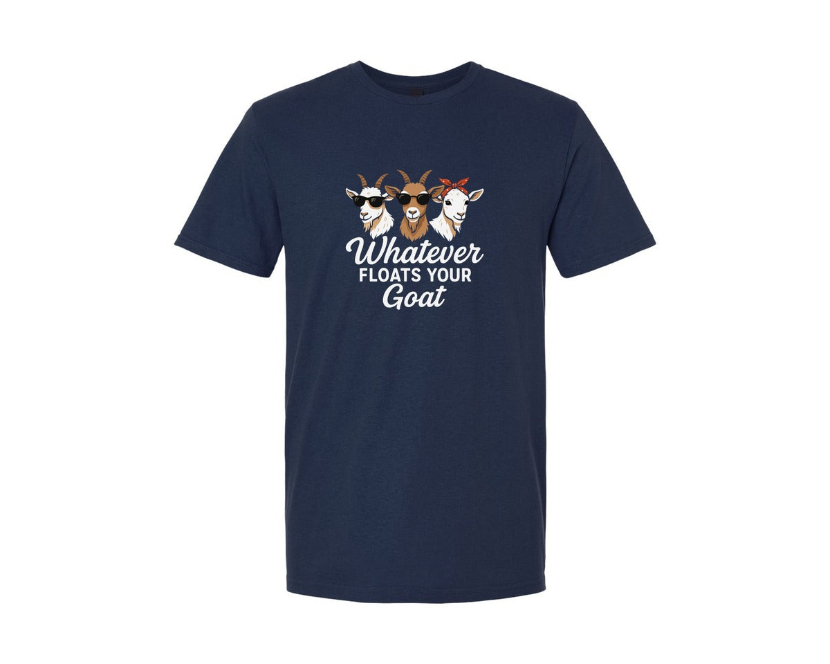 brand:Generic|color:Navy|Funny Cool Goat Lover T Shirt Design Graphic T-Shirt