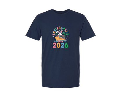 brand:Generic|color:Navy|Easter Cruise Crew 2026 T Shirt Design Graphic T-Shirt