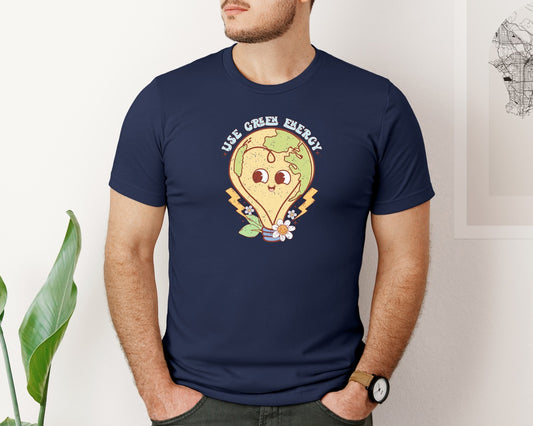 Earth Day Use Green Energy 2 Graphic T-Shirt
