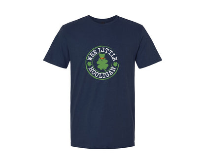 brand:Generic|color:Navy|Wee Little Hooligan Funny St Patricks 2 Graphic T-Shirt