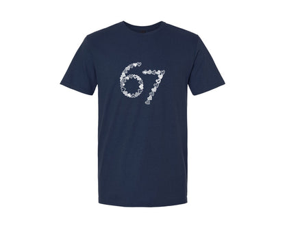brand:Generic|color:Navy|Valentine 67 Design 2 Graphic T-Shirt