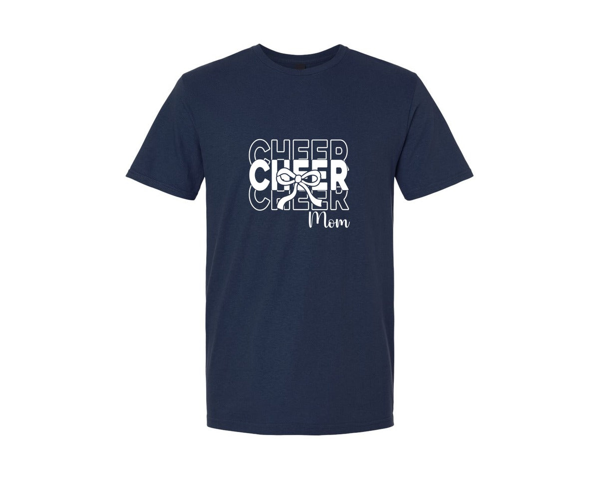 brand:Generic|color:Navy|Cheer Mom Cheerleader 2 Graphic T-Shirt