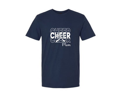 brand:Generic|color:Navy|Cheer Mom Cheerleader 2 Graphic T-Shirt