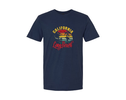 brand:Generic|color:Navy|California Surf Club Long Beach T Shirt Graphic T-Shirt