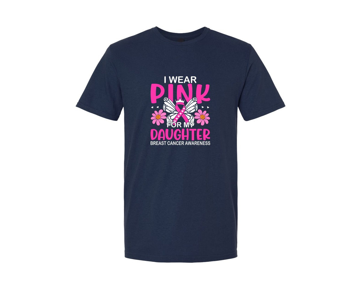 brand:Generic|color:Navy|Breast Cancer Awareness 117 Graphic T-Shirt