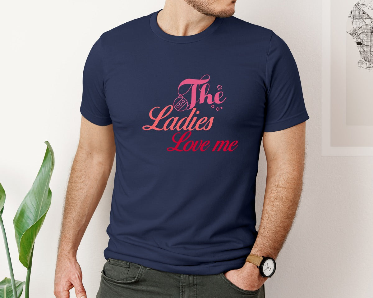 brand:Bella Canvas|color:Navy|Valentines Day T Shirt 421 Graphic T-Shirt