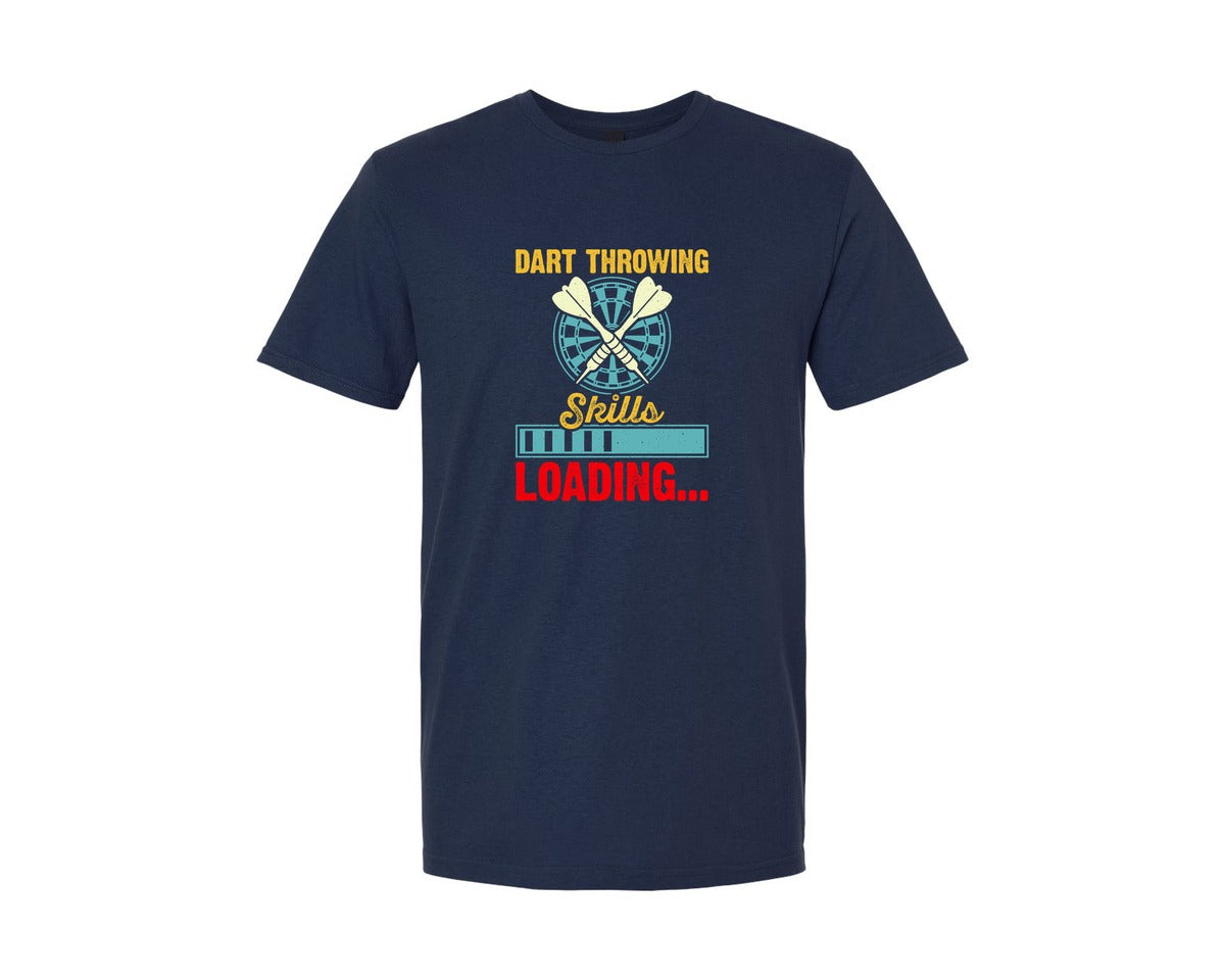 brand:Generic|color:Navy|Vintage Dart Throwing T Shirt Design 12 Graphic T-Shirt