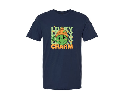 brand:Generic|color:Navy|Howdy Lucky Charm St Patricks Day 2 Graphic T-Shirt