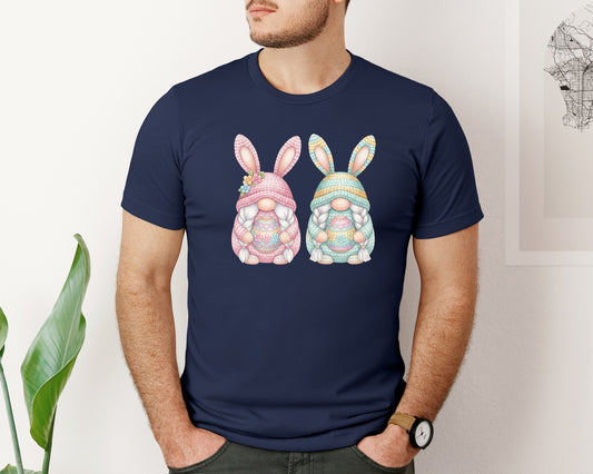 Faux Yarn Easter Bunny Gnome 2 Graphic T-Shirt