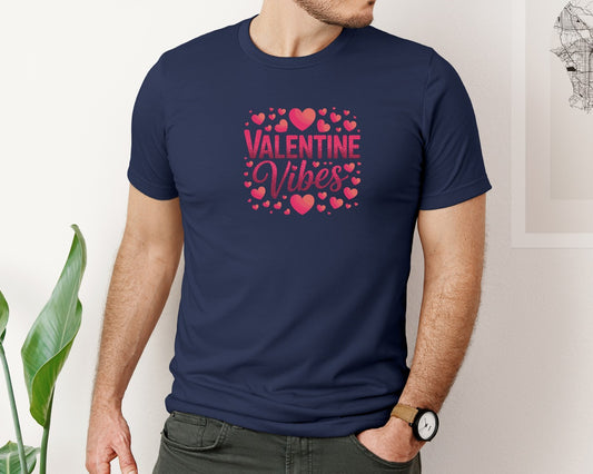 Valentine Vibes Valentines Day 2 Graphic T-Shirt