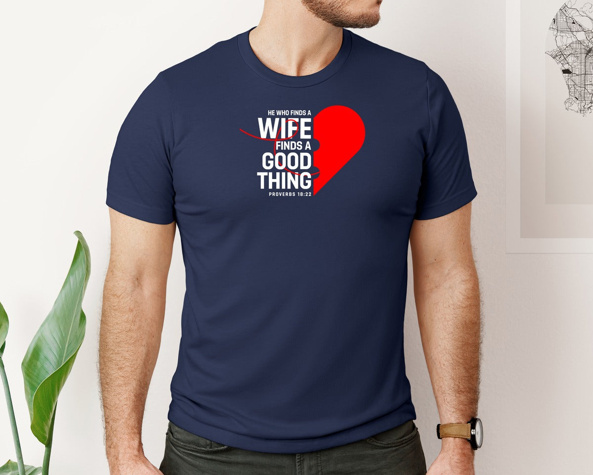brand:Bella Canvas|color:Navy|Valentine Day Couple T Shirt Design Set 2 Graphic T-Shirt