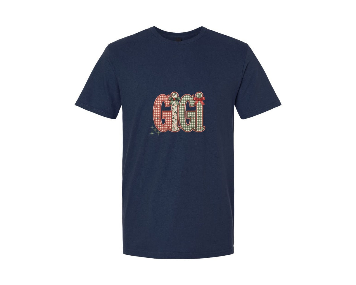 brand:Generic|color:Navy|Christmas Mama Graphic T-Shirt